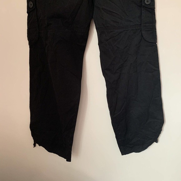 Ann Taylor Loft Marisa Cargo Pants In Black Size 6 - Picture 8 of 9